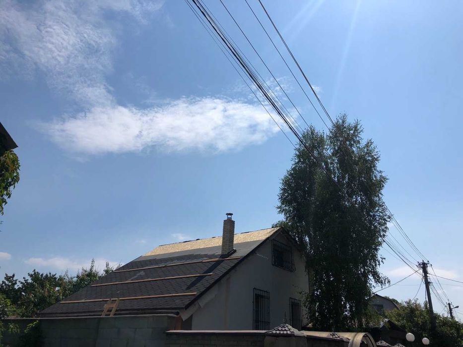 Заміна покрівлі. Покрівельні роботи. Кровельщики. Ремонт крыши.