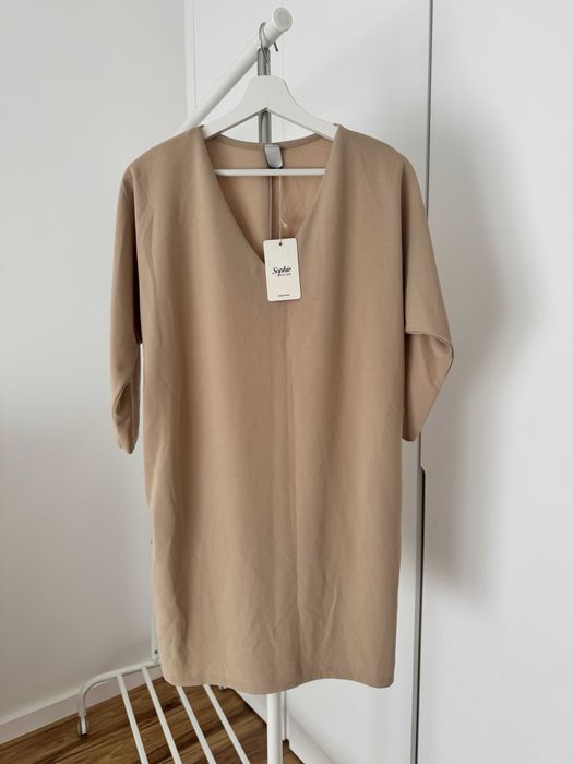 [ €4,00 ] Vestido Bege | Tamanho Único