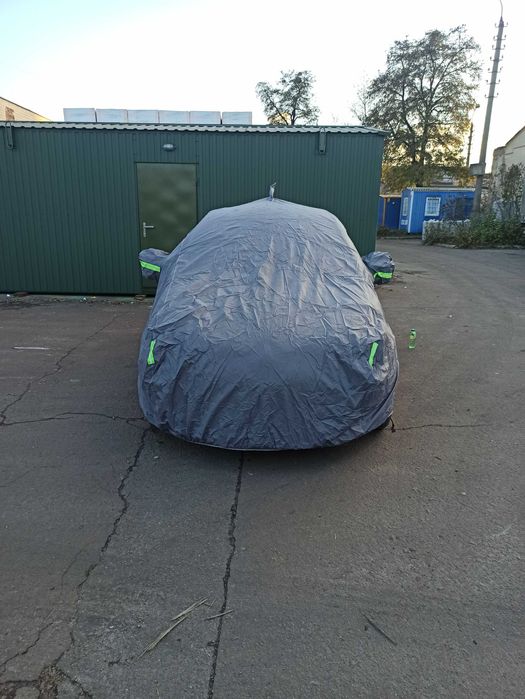 Авто чехол, тент, утолщенный материал EVA+, серый, +замок