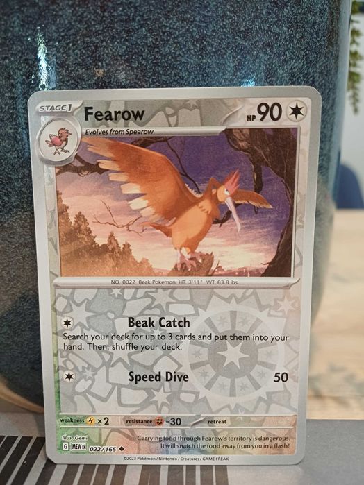 Carta Pokémon Pearow [Reverse Holo] #22