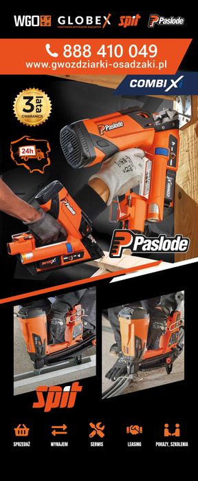 Gwoździe do gwoździarki pierścieniowe Paslode 3,1x90 2500 szt + 2x Gaz