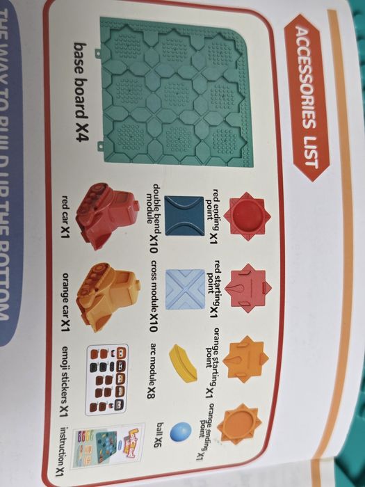 GRA Logiczna Planszowa Układanka Labirynt Budowanie Drogi Klocki puzzl