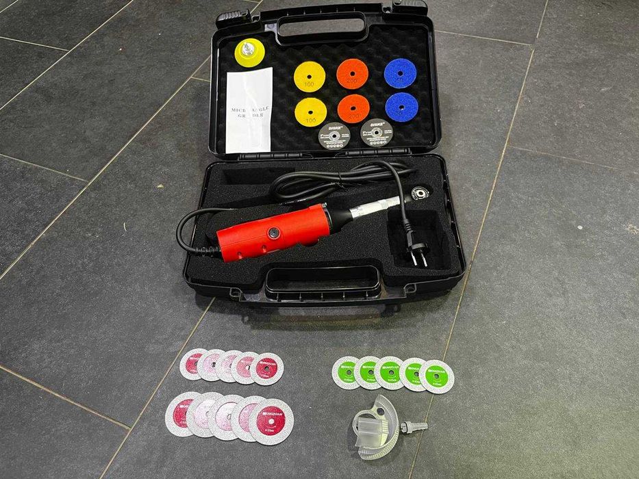 550 Вт Мощный Гравер/Бормашина HENGZUAN + Большой Набор Насадок + Кейс