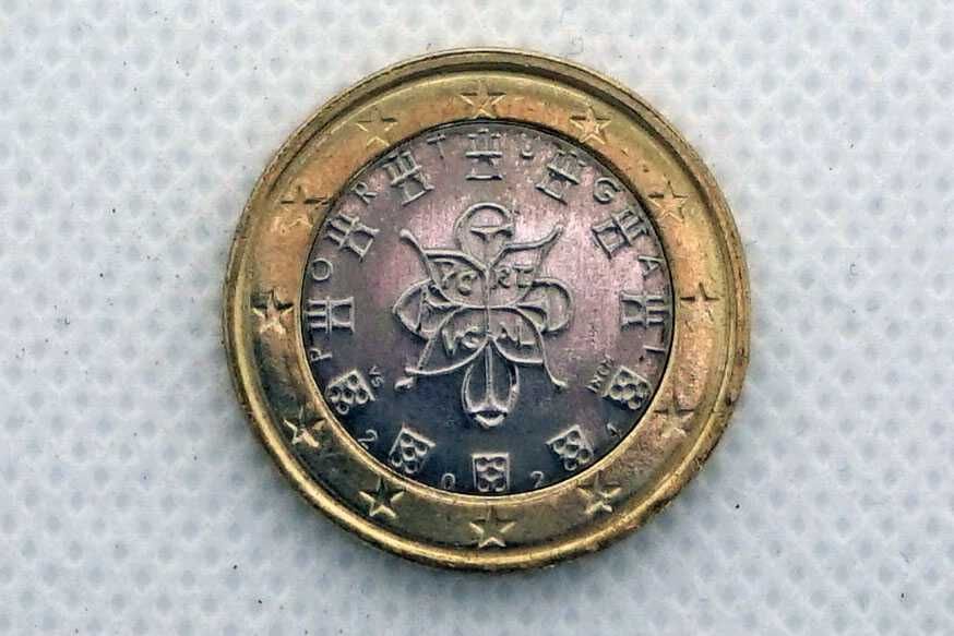 4 Moedas de 1 euro - Portugal - Itália - Irlanda - Espanha