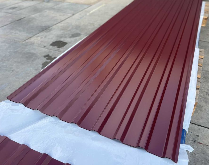 Blacha trapezowa T18 - CZERWONE WINO - Blacha cięta na wymiar!