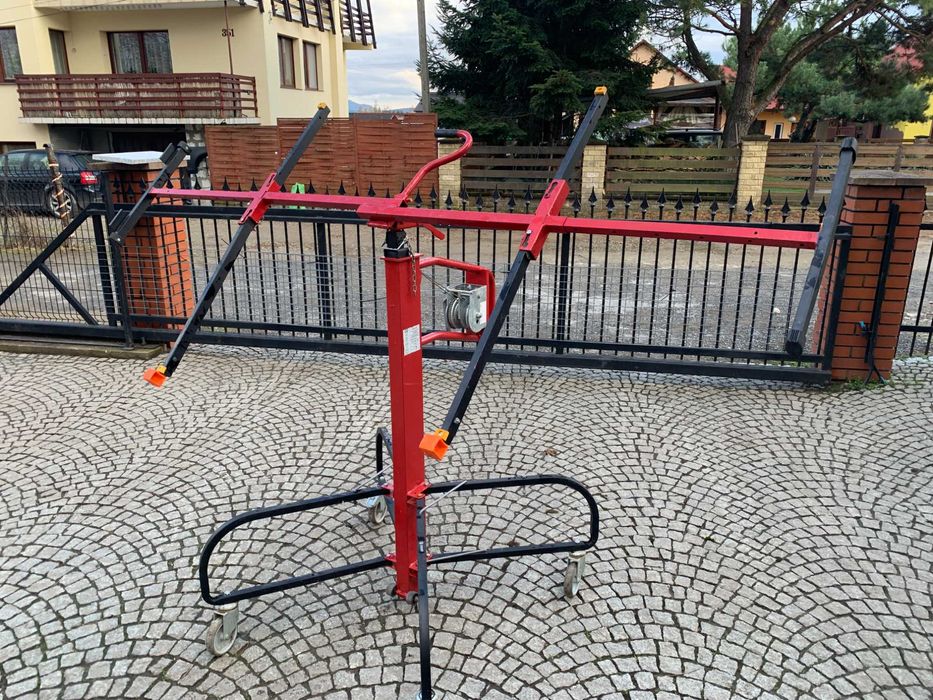 Podnośnik płyt GK gipsowych kartonowych Składany Levpano Płyty Winda