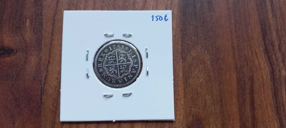 Moeda 1 Real 1753 Espanha  - Madrid