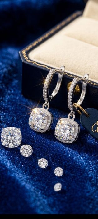 Ekskluzywne Srebrne kolczyki