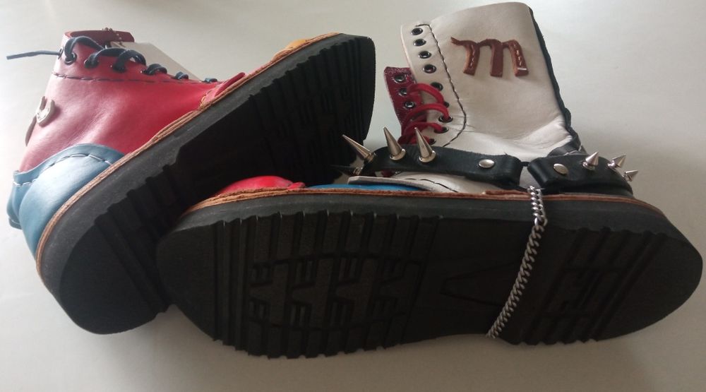 Glany hand made BOU MAS unikat#punk#goth#aeangarda