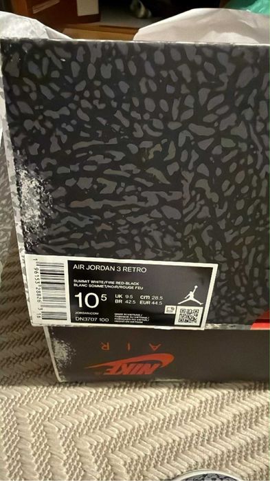 Jordan 3 White Cement Oryginalne