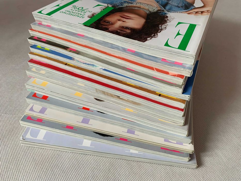 zestaw magazynów czasopism Elle archiwalne numery