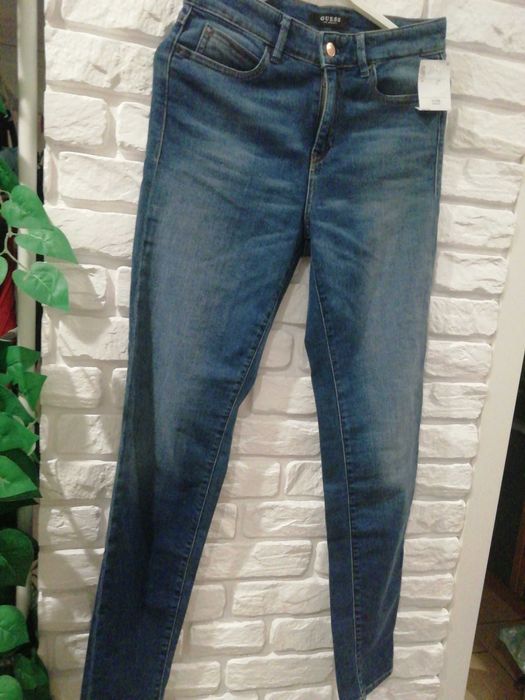 Spodnie jeans Guess, 27, granat