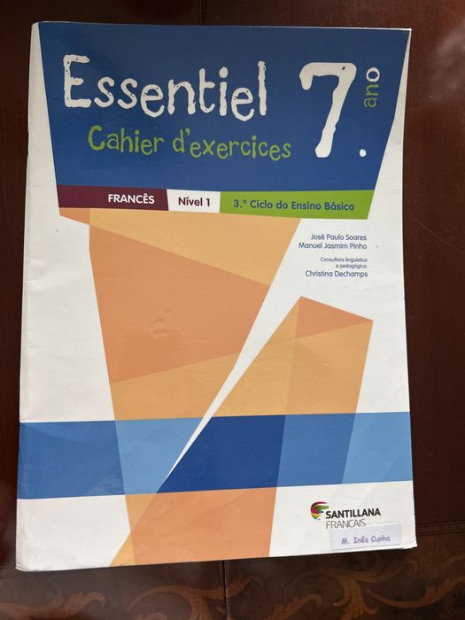 Essentiel - Cahier d’exercices 7 Ano