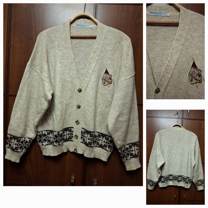 Мужской вязаный кардиган, джемпер.