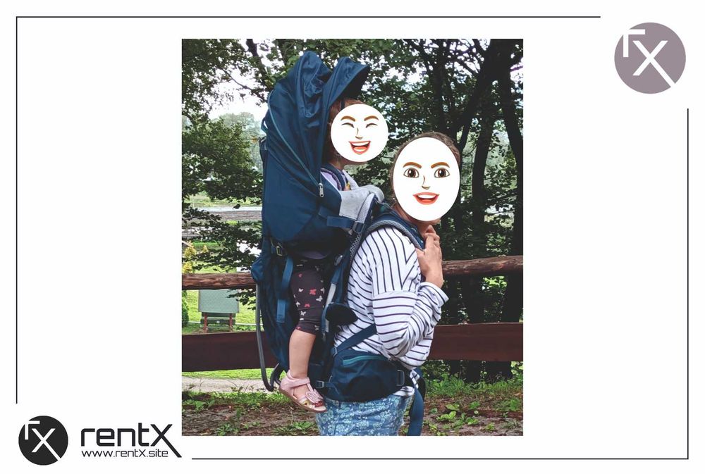 Nosidełko turystyczne, nosidełko dla dzieci Deuter - wynajem