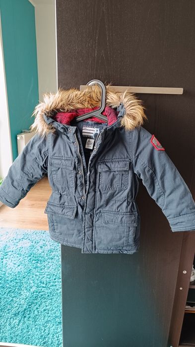 Kurtka jesienno zimowa dla chłopca ciepła Papagino 98/104, bdb stan