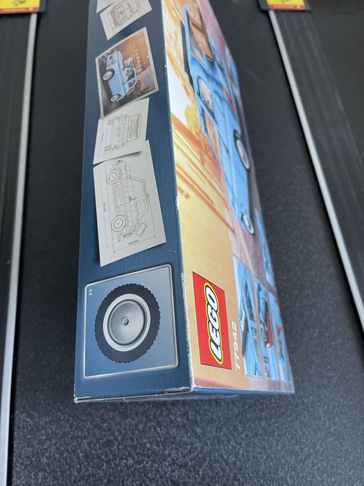 Lego Fiat500 azul selado em caixa