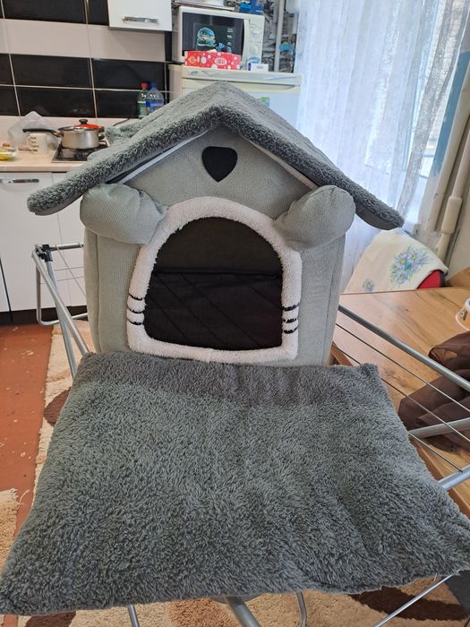 БОЛЬШОЙ Новый Теплый домик для животных 41×39×45