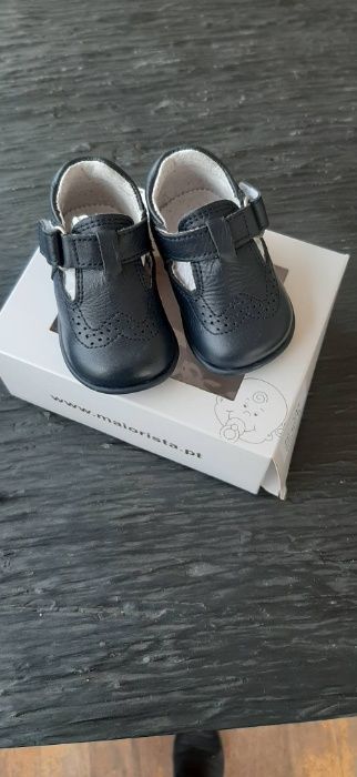 Sapatinhos unissexo de Bebé em pele - Maiorista - Tamanho 15 - Novos