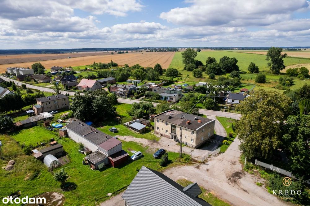 62,18 m² | 2 pokoje | Działka ok. 500 m² | Słupia, gm. Debrzno