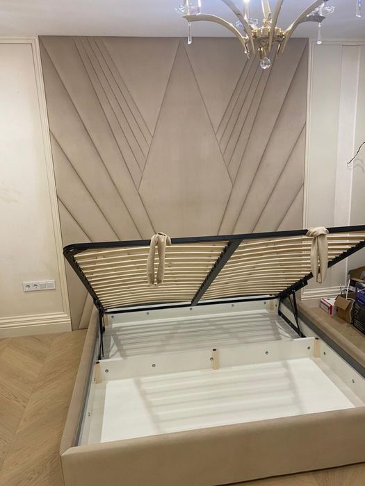 М‘які стінові панелі та ліжка під замовлення!