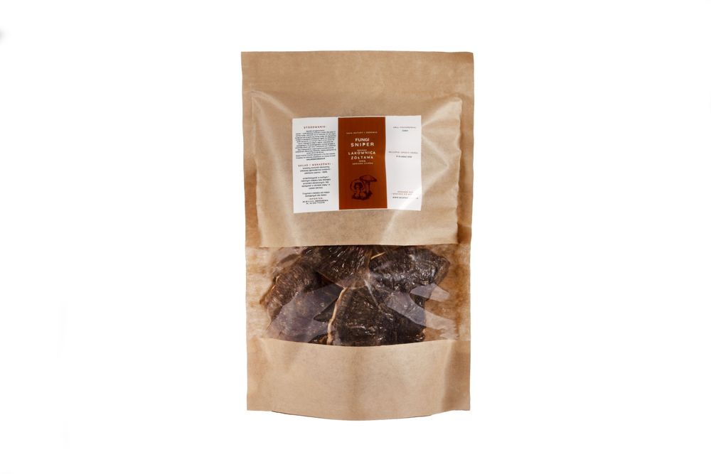 Lakownica żółtawa Reishi - suszona 100g.