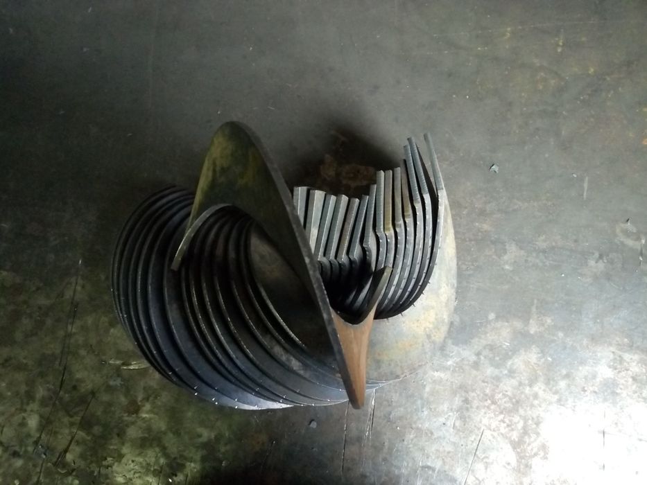 Шнеки под заказ,витки шнека,сегменты шнека