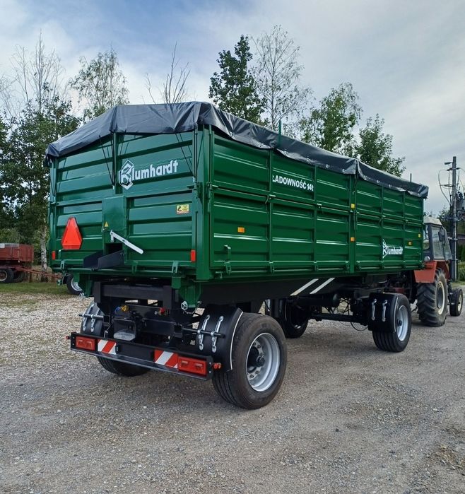 Przyczepa wywrotka na 3 strony nowa zabudowa 14 ton 18 t dmc resor hw