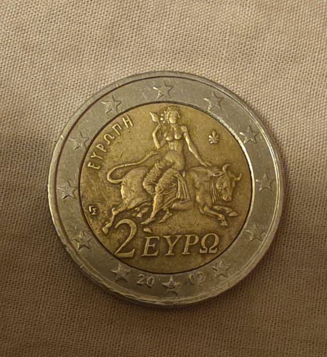 Moeda 2 Euros para coleção