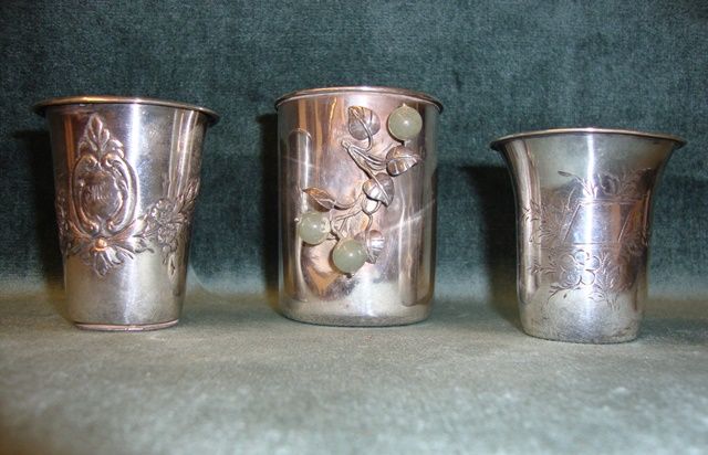 Copo antigo em prata portuguesa