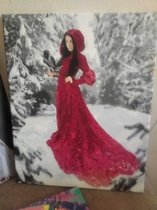 Готовая картина по номерам