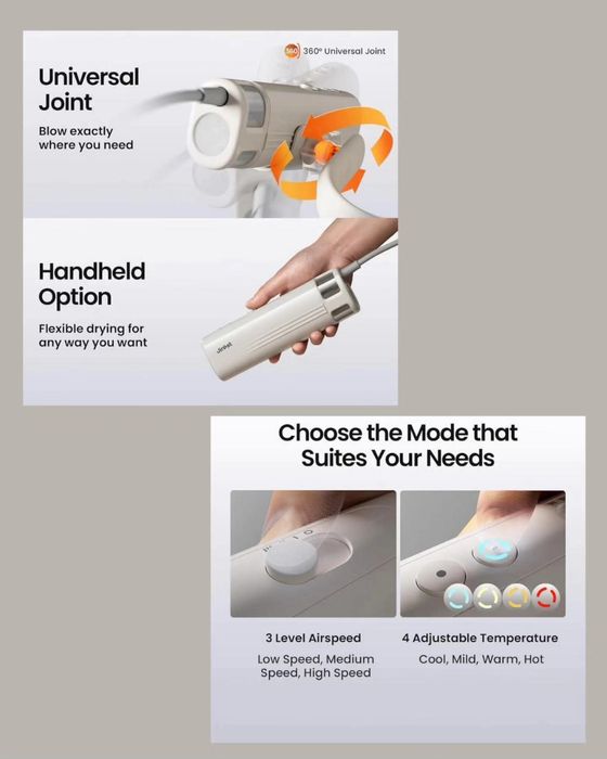 Профессиональный фен-мини бустер "свободные руки" от JirPet