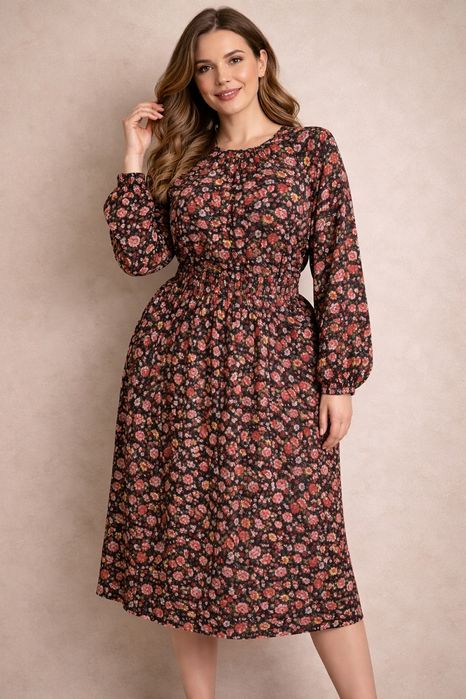 Плаття квітковий принт