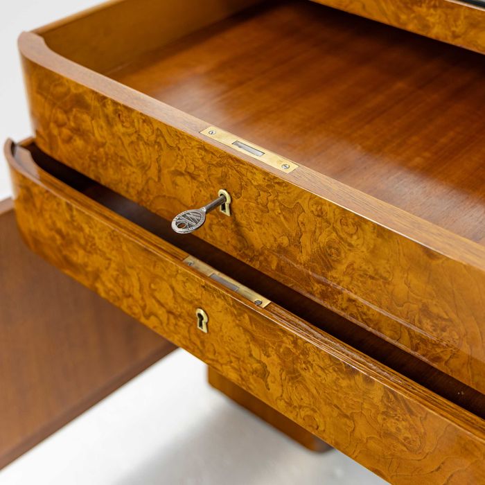 Niska Komoda Art Deco Modernizm Antyk Stara Lata 30 - Szafka RTV