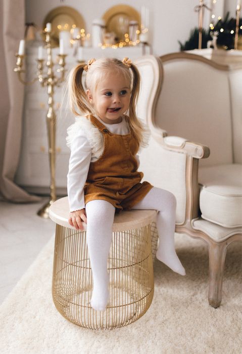 Вельветовий комбінезон на дівчинку 86