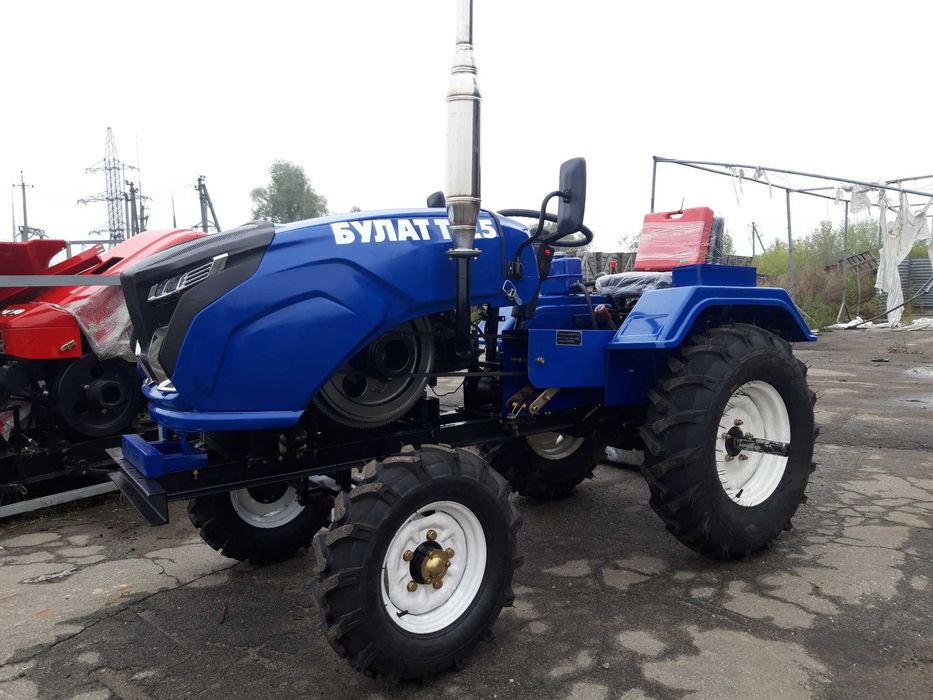 Трактор Булат Т-25  22 лошади с фрезой и плугом