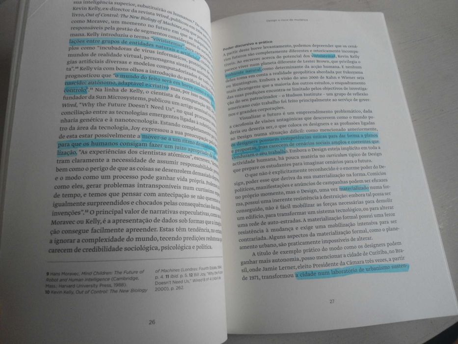 Design e Risco de Mudança por Victor Margolin
