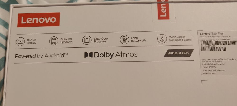 Tablet Lenovo TAB Plus 8/256