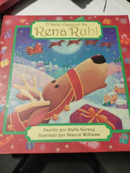 Livro o natal especial da rena rubi