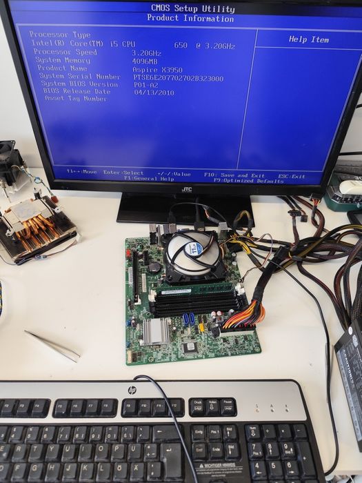 Материнська плата Acer aspire x3950 LGA1156