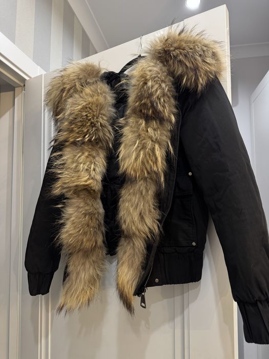 Парка з натуральним хутром