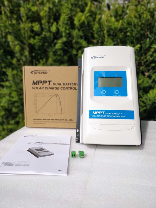 EPEVER Duo Racer 30Ah MPPT - Controlador Solar 2 Baterias