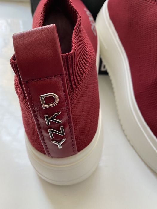 Кросівки/ хайтопи вʼязані хлопок DKNY