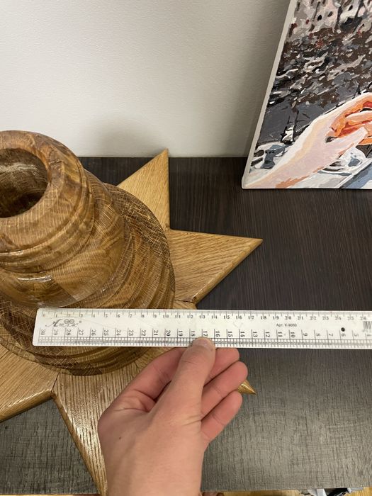 Підставка під новорічну ялинку з дуба ручна робота, подставка под ёлку