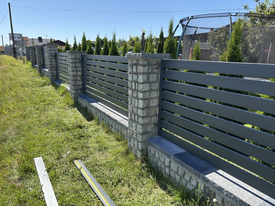 Ogrodzenia panelowe z aluminium/balustrady