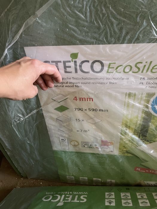 Podlogowy podklad akustyczny Steico EcoSilent
