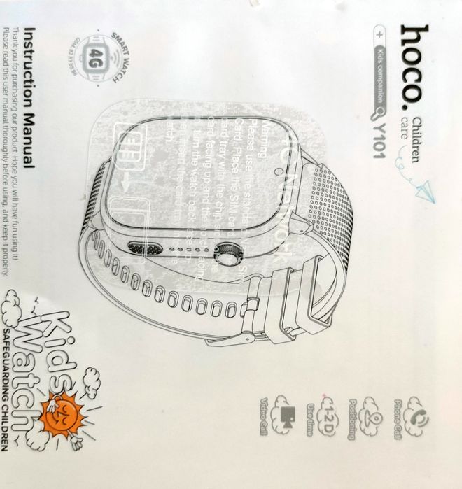 Дитячий смарт годинник  Hoco Y101