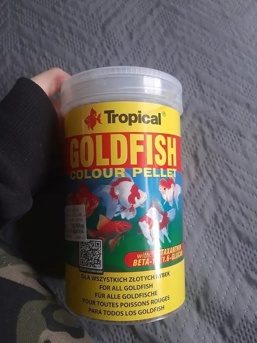 Pokarm dla ryb Tropical goldfish granulki kuleczki duży