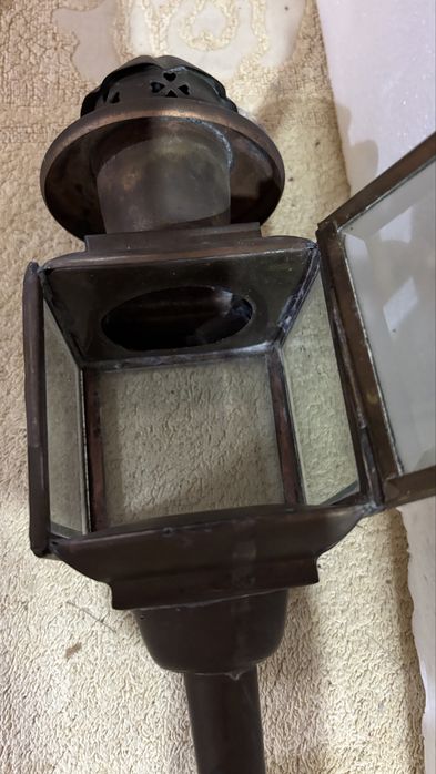 Antiga lanterna de carruagem
