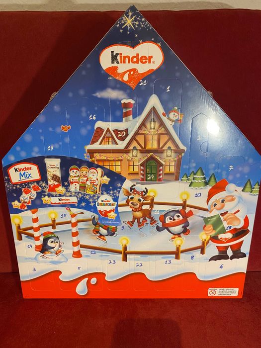 Солодкі адвент календарі від Kinder
